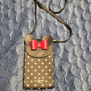 Disney X Kate Spade New York Minnie Mouse North South Flap Phone Crossbody